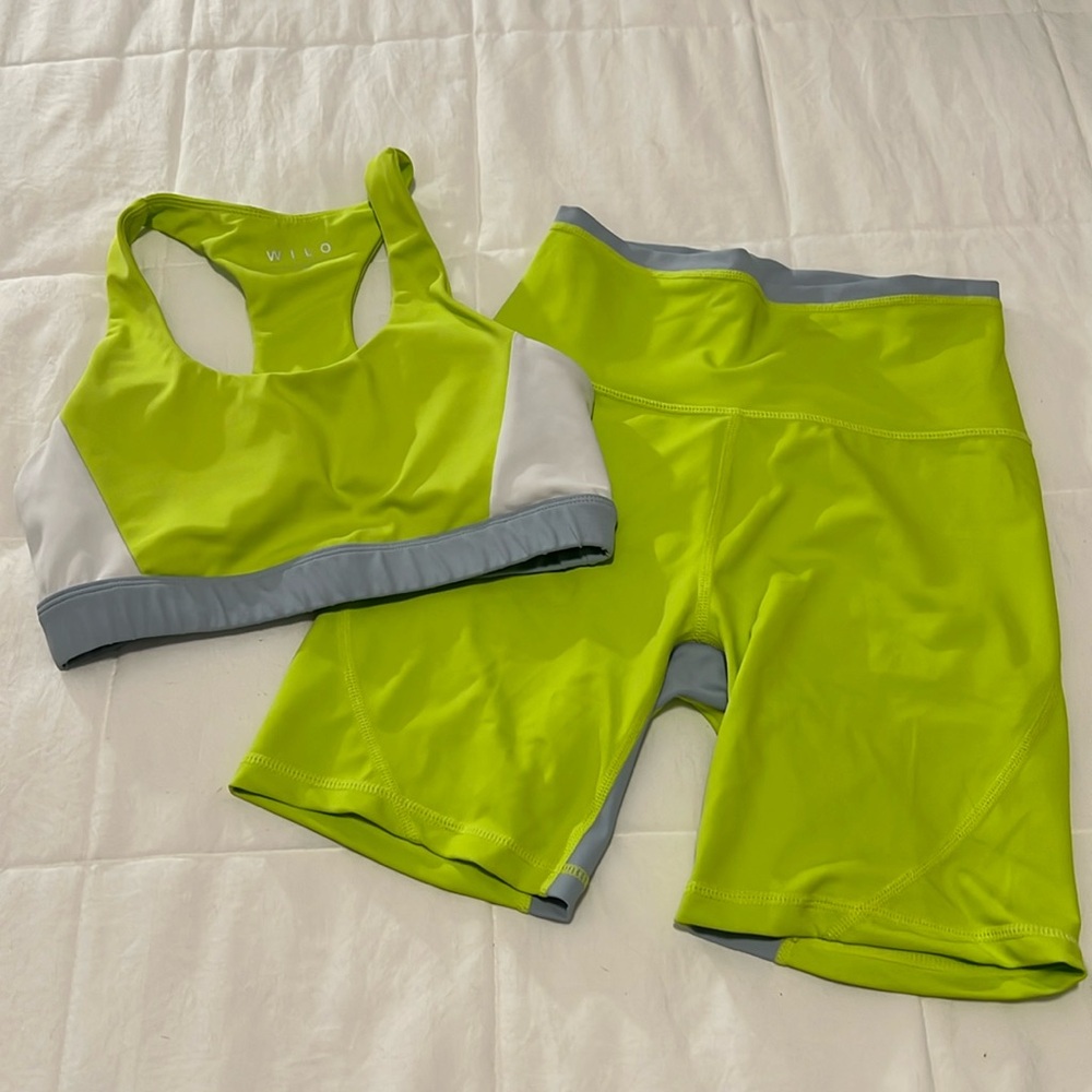 Wilo Sports Bra and Shorts Set